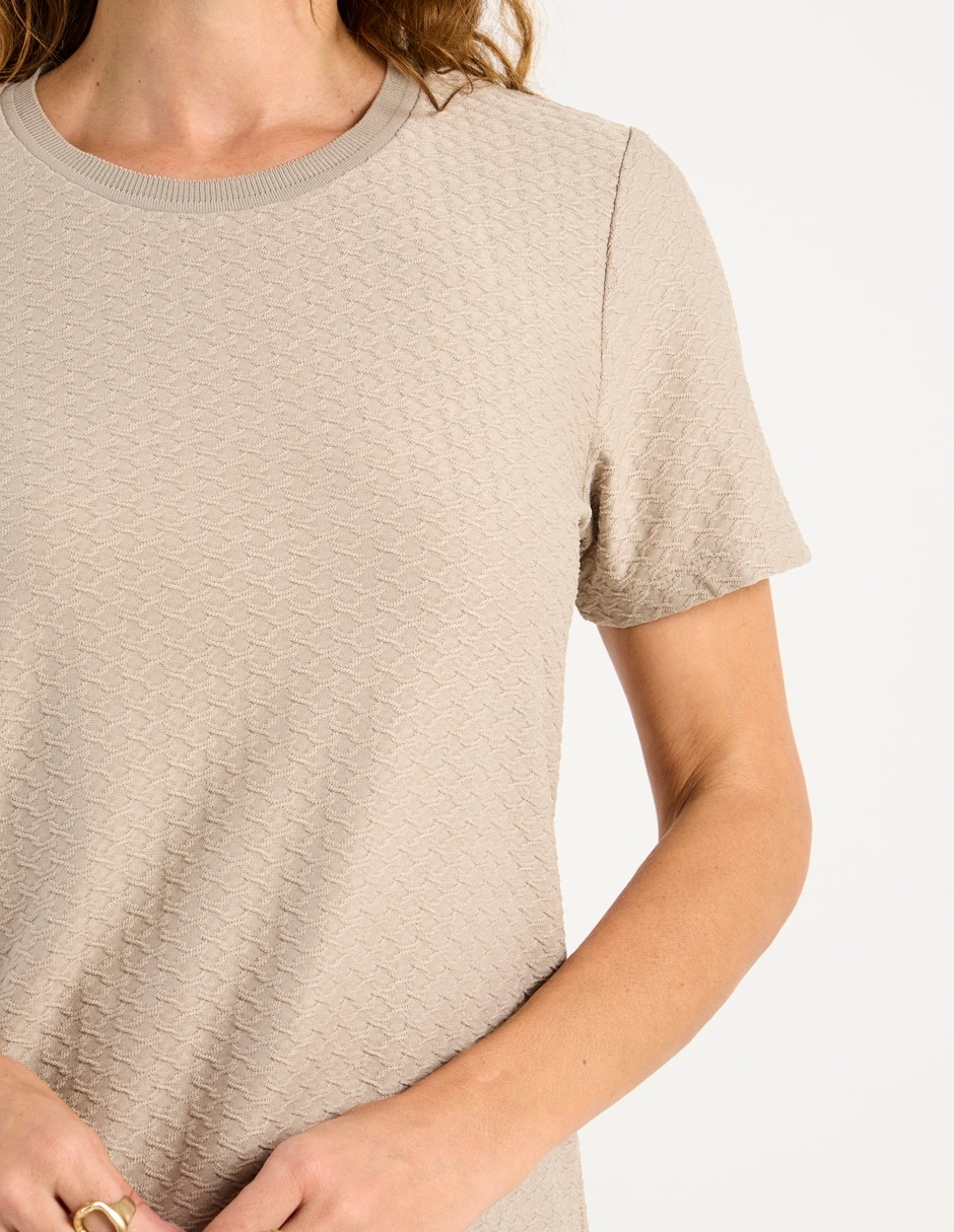 Blusa La Mode manga corta para mujer