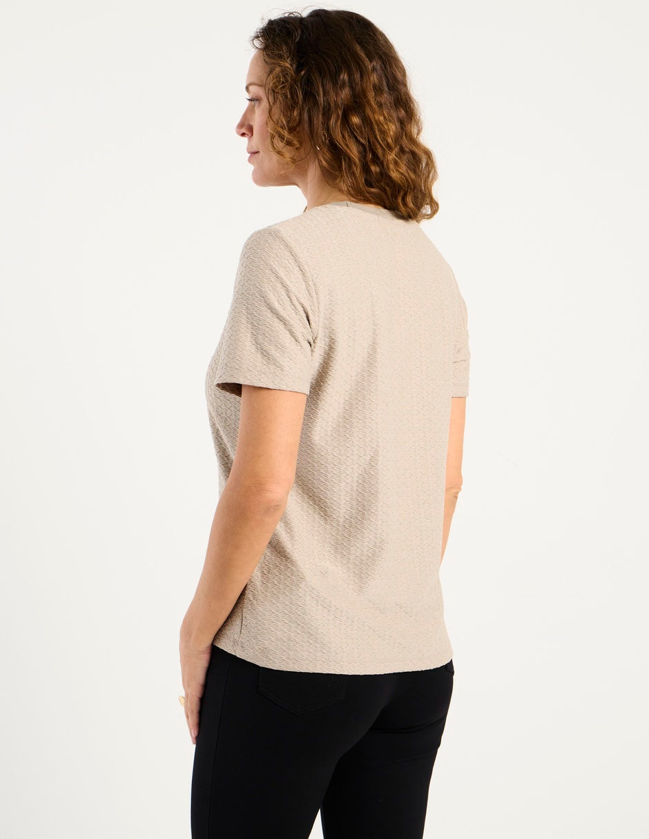 Blusa La Mode manga corta para mujer