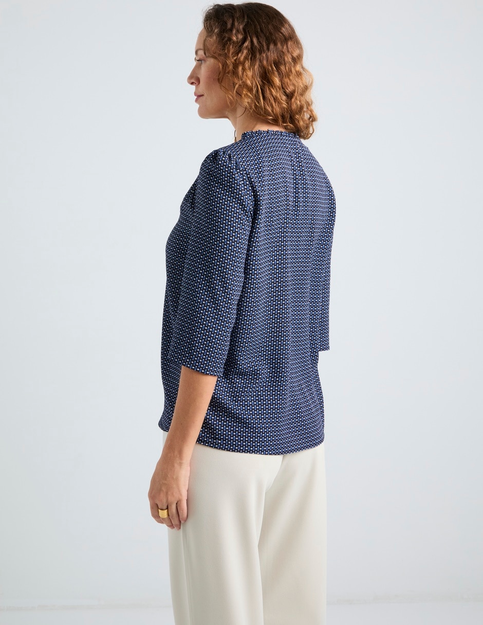 Blusa La Mode manga al codo para mujer