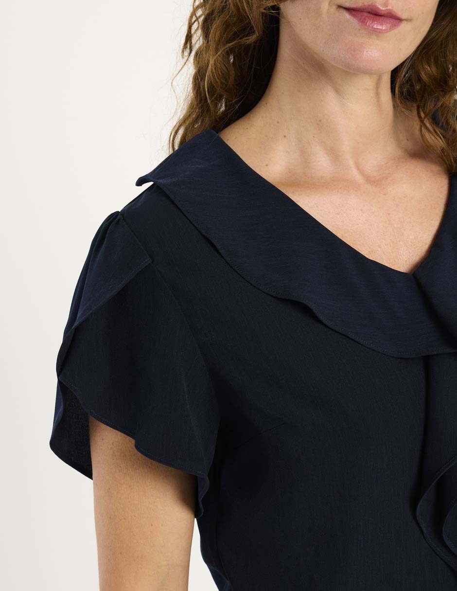Blusa La Mode manga corta para mujer