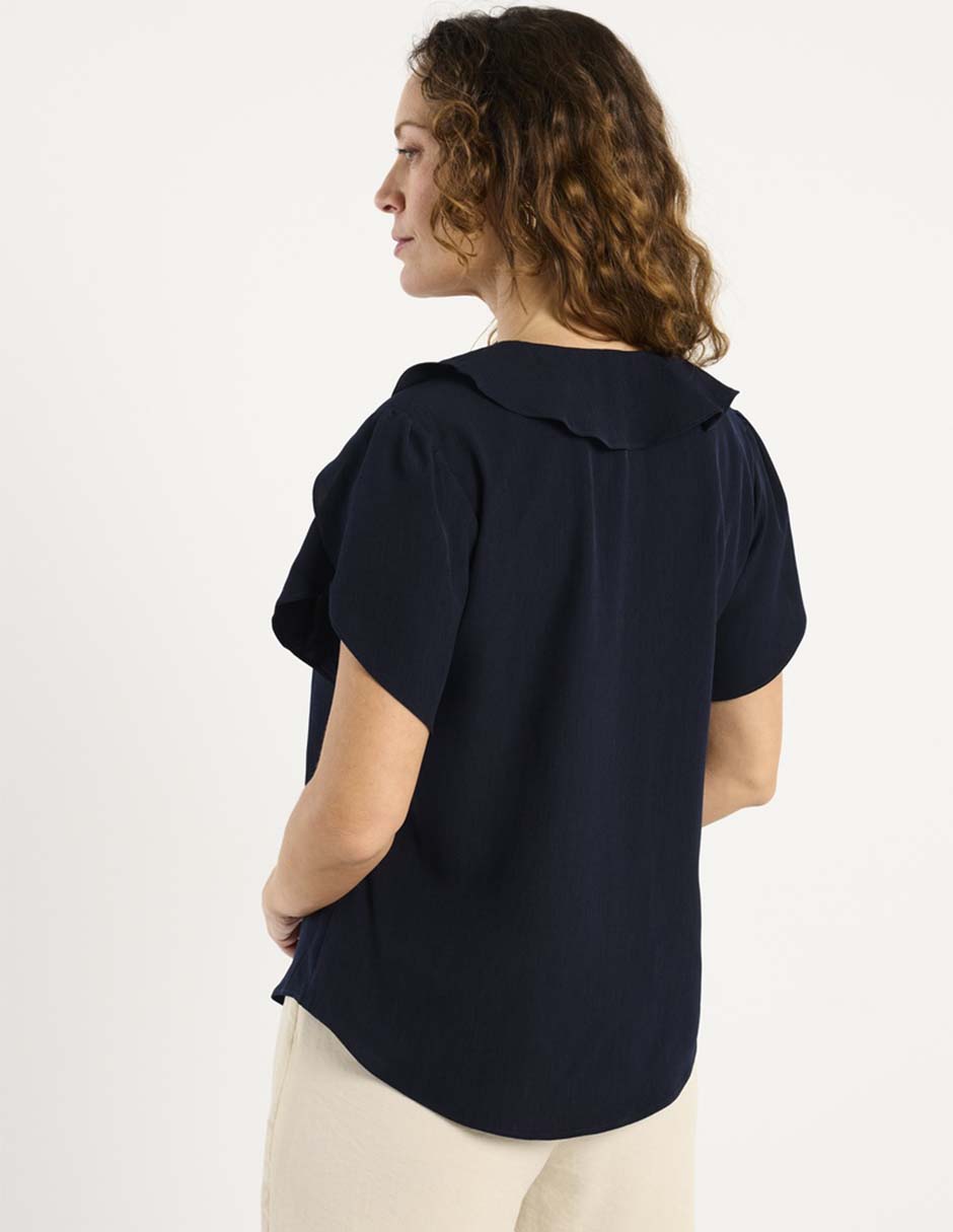 Blusa La Mode manga corta para mujer