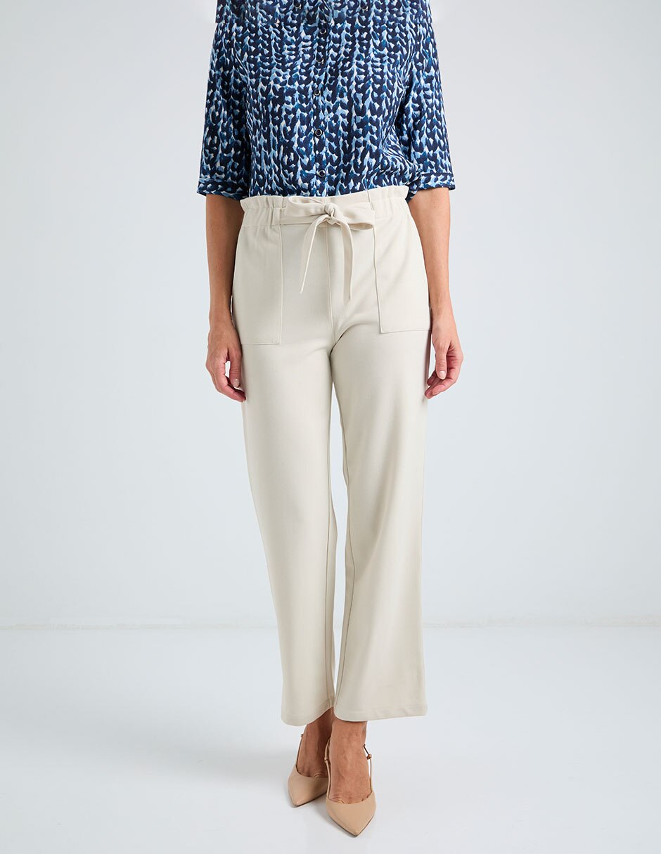 Pantalón easy pant straight para mujer Pantalón easy pant straight para mujer