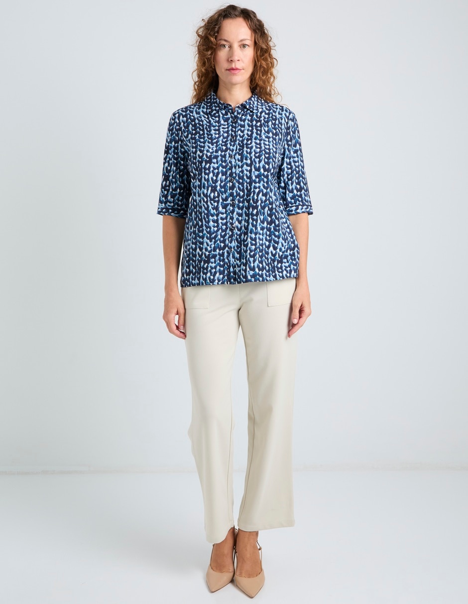 Pantalón easy pant straight para mujer 4