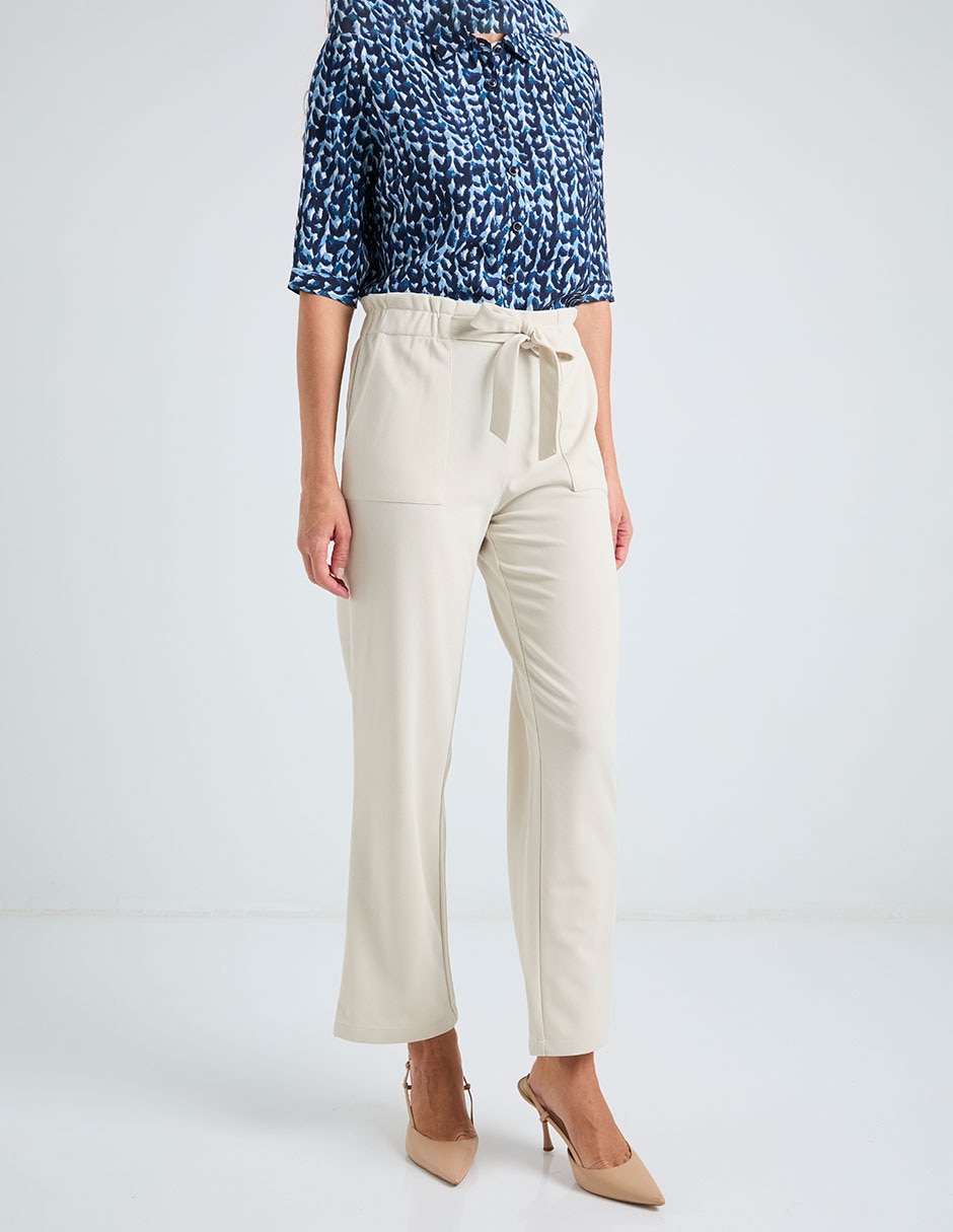 Pantalón easy pant straight para mujer 2