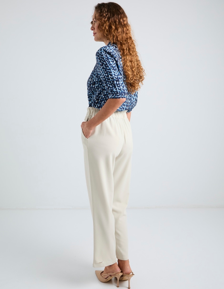 Pantalón easy pant straight para mujer 6