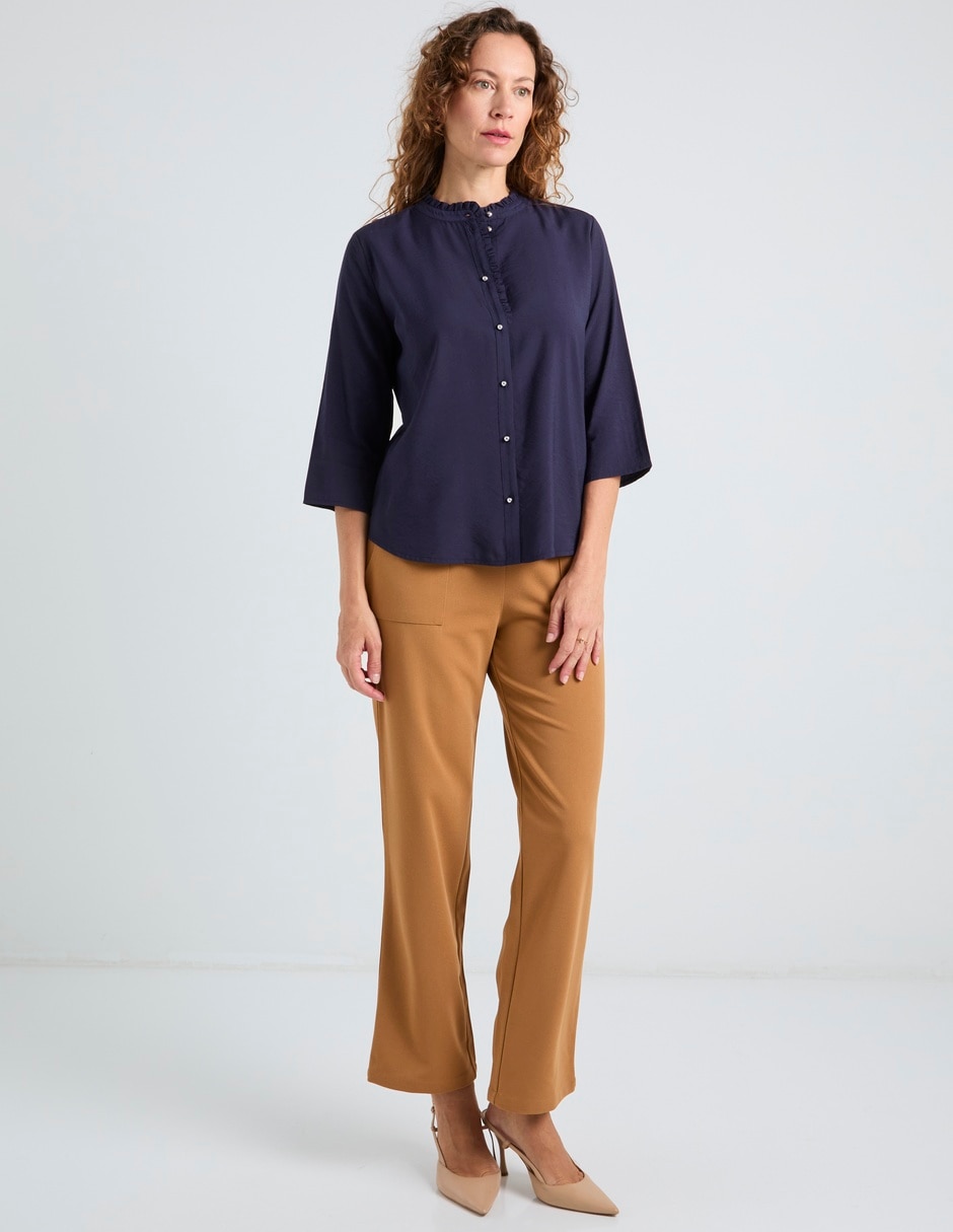 Pantalón easy pant straight para mujer 2
