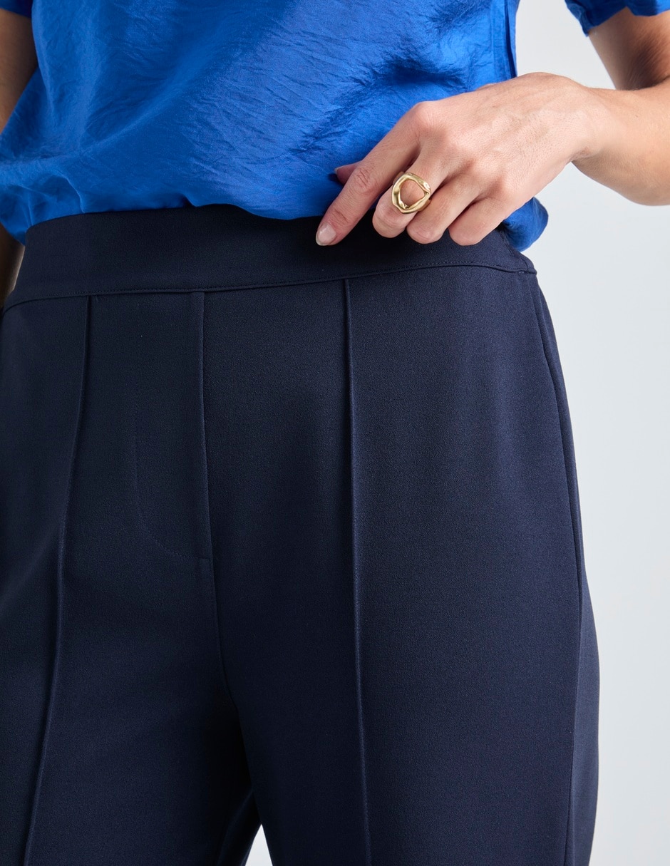 Pantalón Easy Pant La Mode Straight Para Mujer