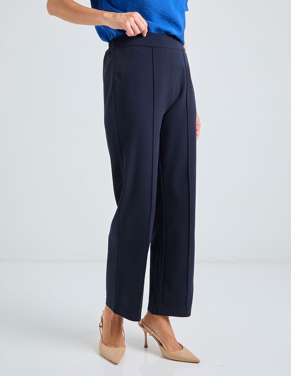 Pantalón Easy Pant La Mode Straight Para Mujer