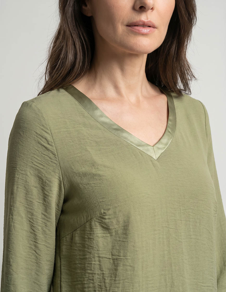 Blusa La Mode manga larga para mujer