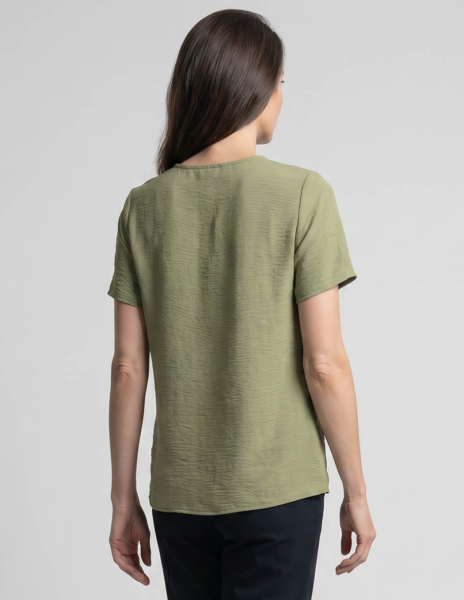 Blusa La Mode manga corta para mujer