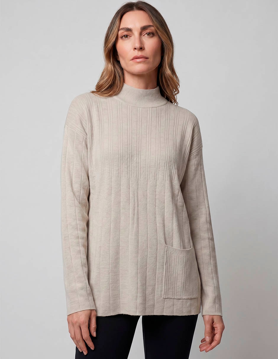 Suéter cuello alto para mujer Suéter cuello alto para mujer