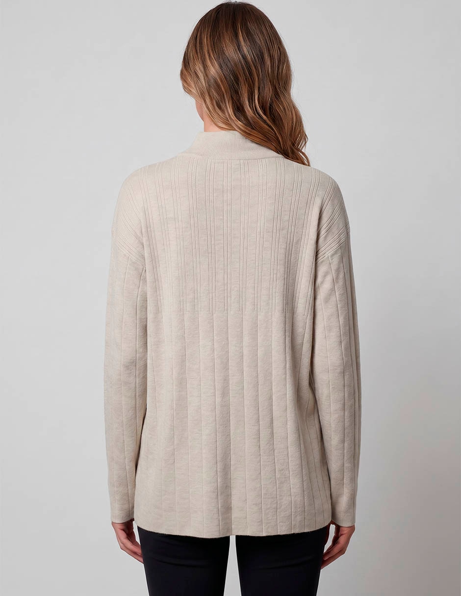 Suéter cuello alto para mujer 3