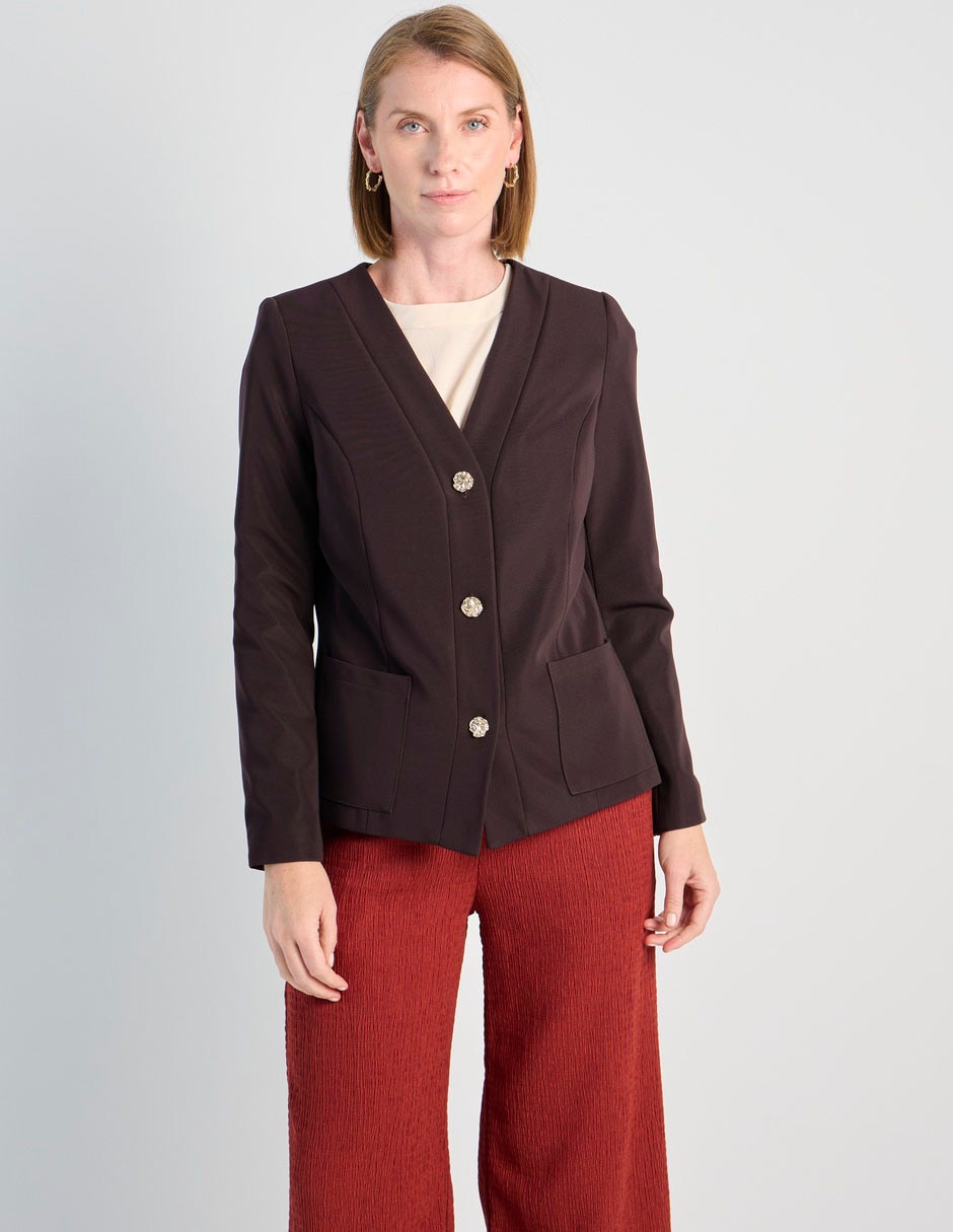 Saco business casual para mujer