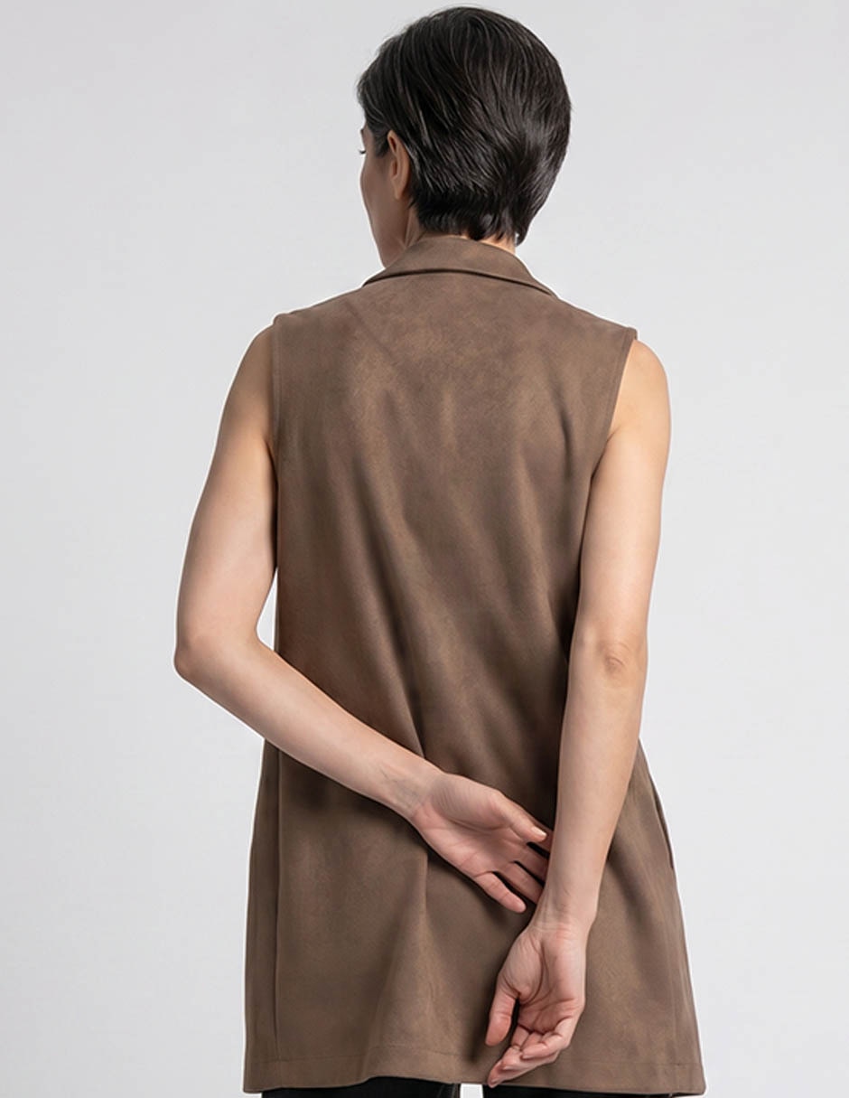 Chaleco largo para mujer 3