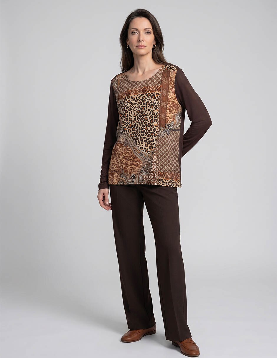 Blusa manga larga para mujer Blusa manga larga para mujer