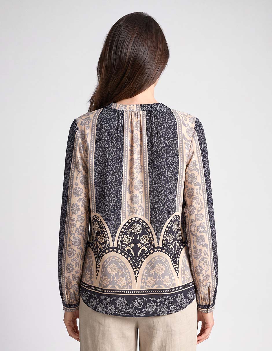 Blusa manga larga para mujer 4
