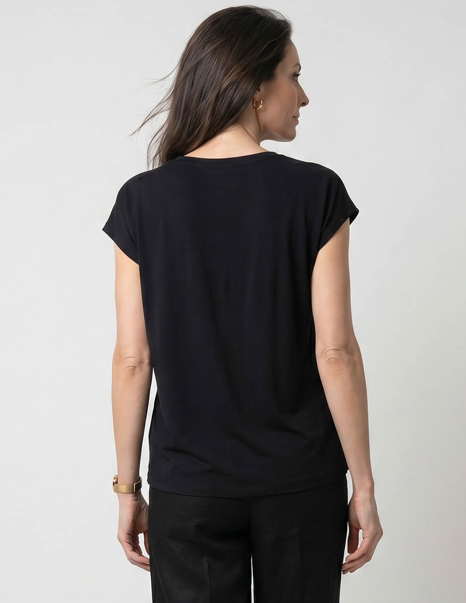 Blusa manga corta para mujer 3