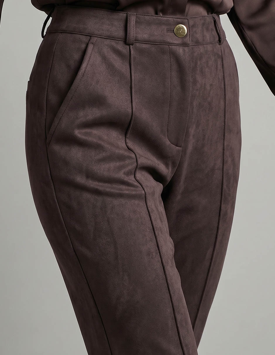 Pantalón de vestir slim para mujer