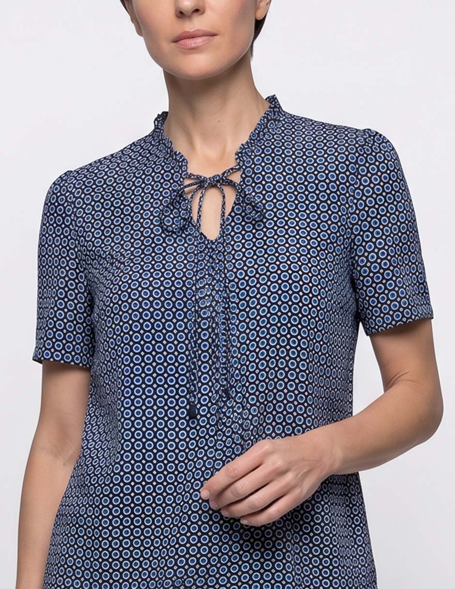 Blusa manga corta para mujer 4