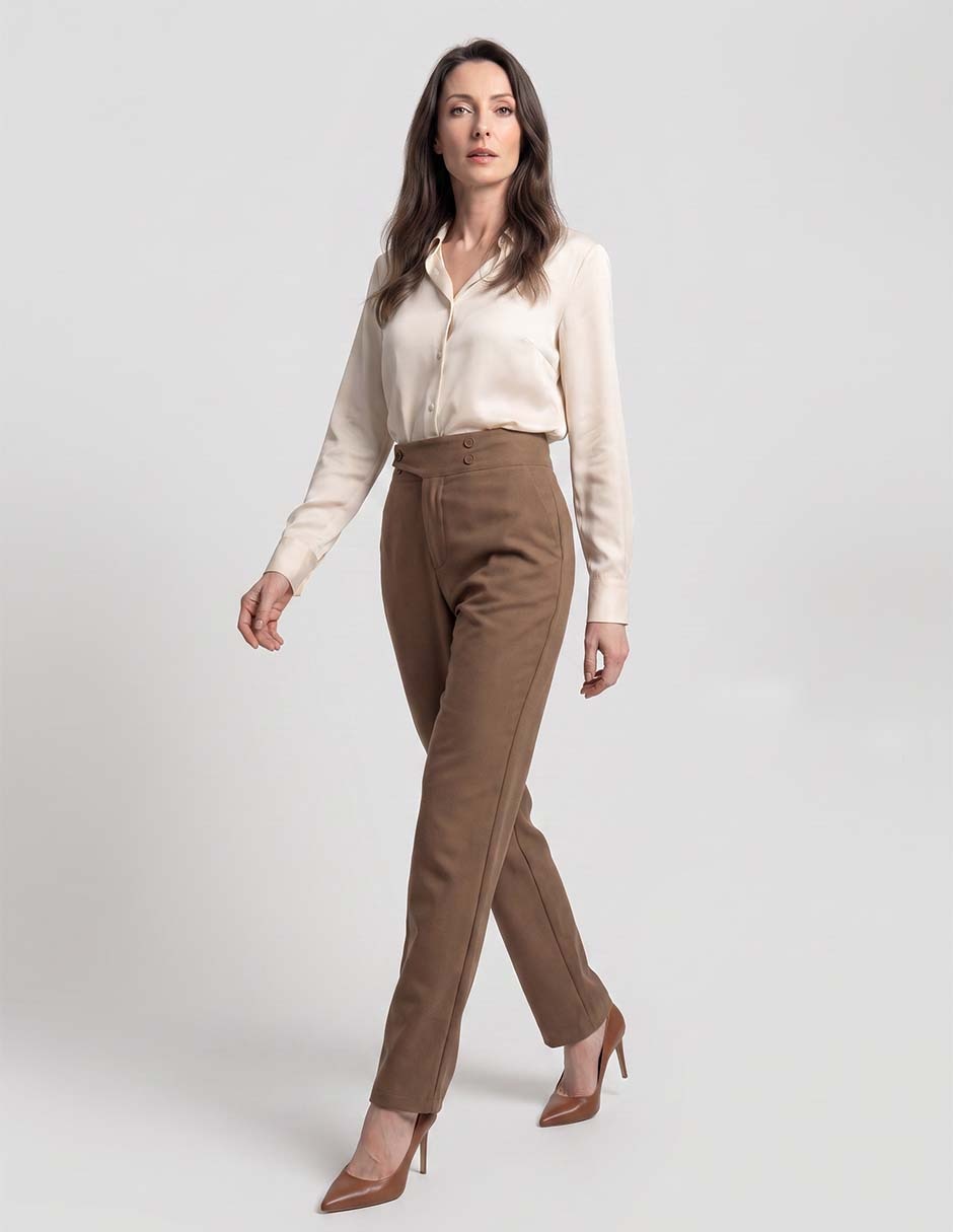Pantalón slim para mujer