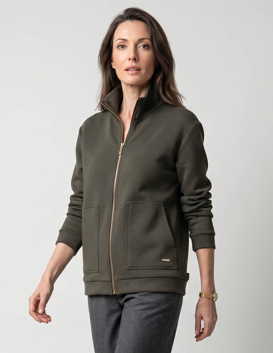 Sudadera con bolsillos para mujer 1
