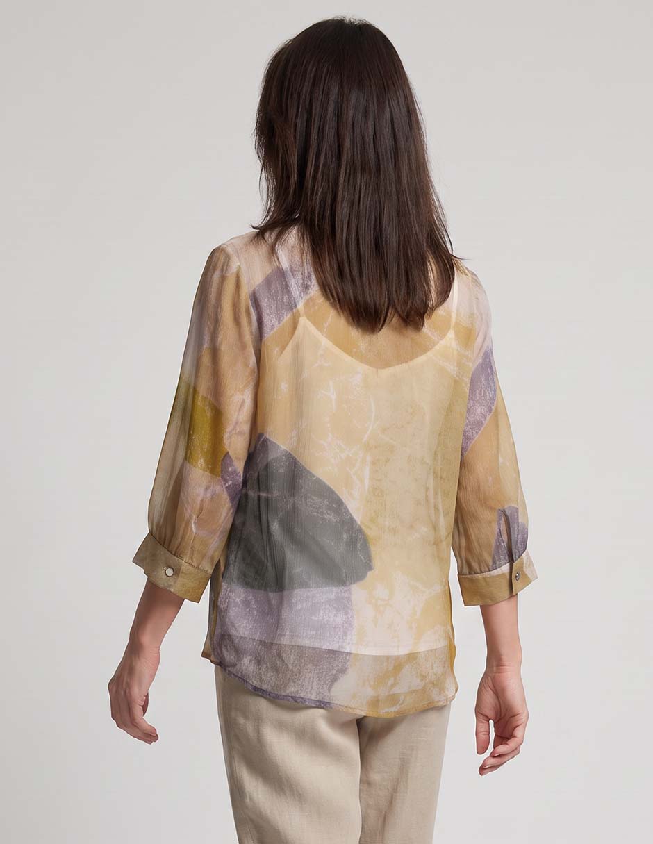 Blusa manga 3/4 para mujer 2