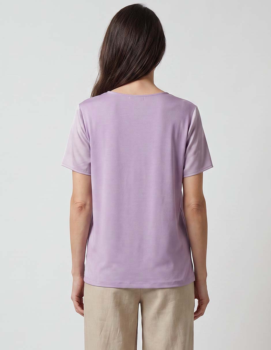 Blusa manga corta para mujer 2