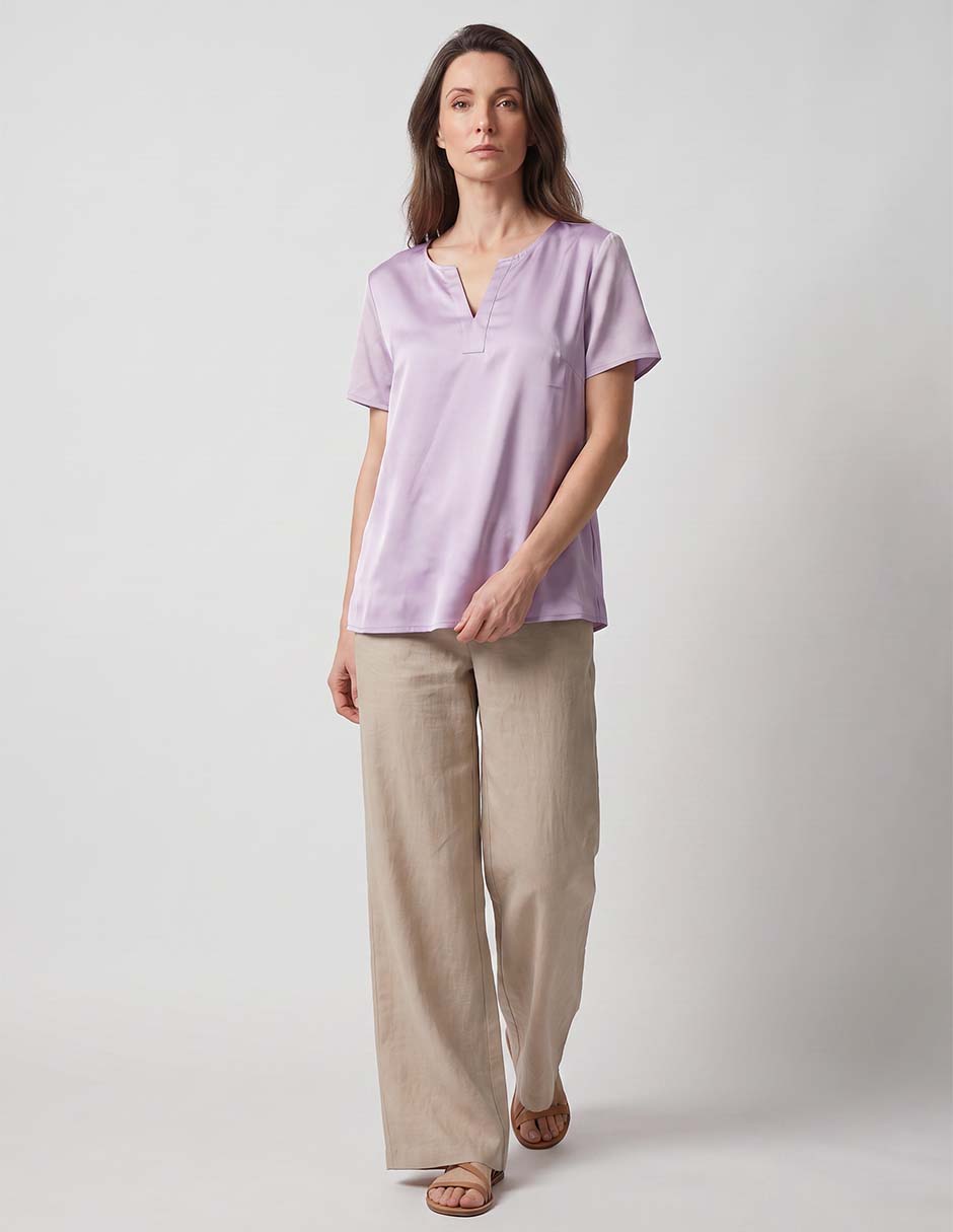 Blusa manga corta para mujer 3