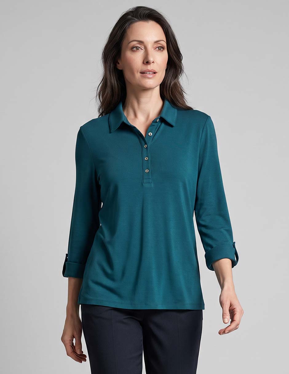 Blusa manga 3/4 para mujer