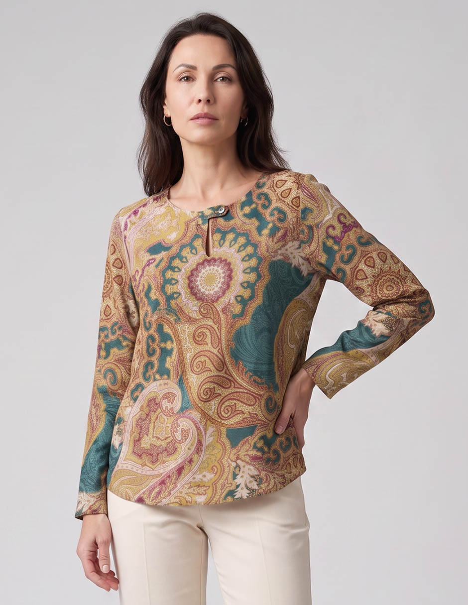 Blusa manga larga para mujer Blusa manga larga para mujer