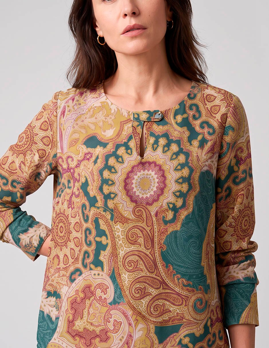Blusa manga larga para mujer 3
