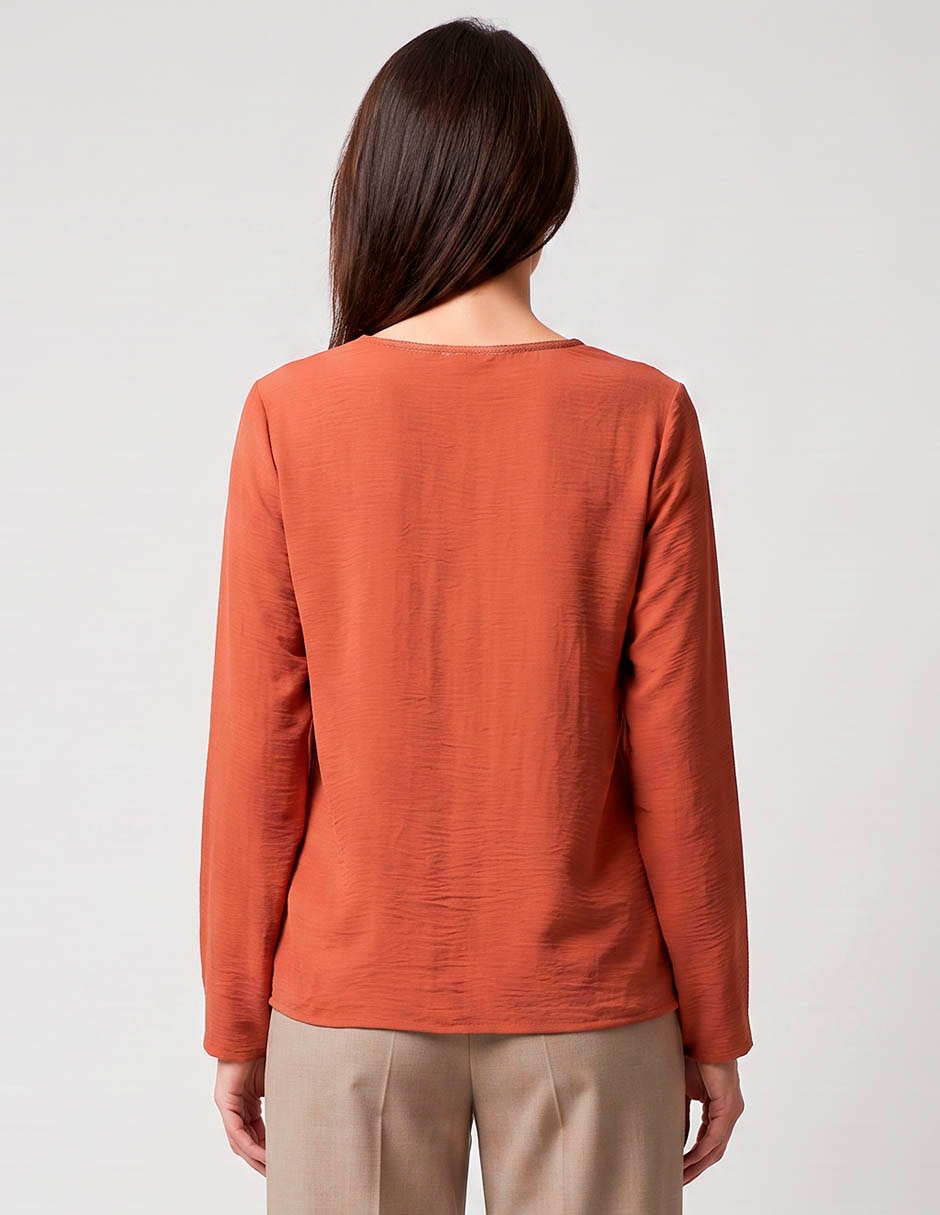 Blusa manga larga para mujer 3