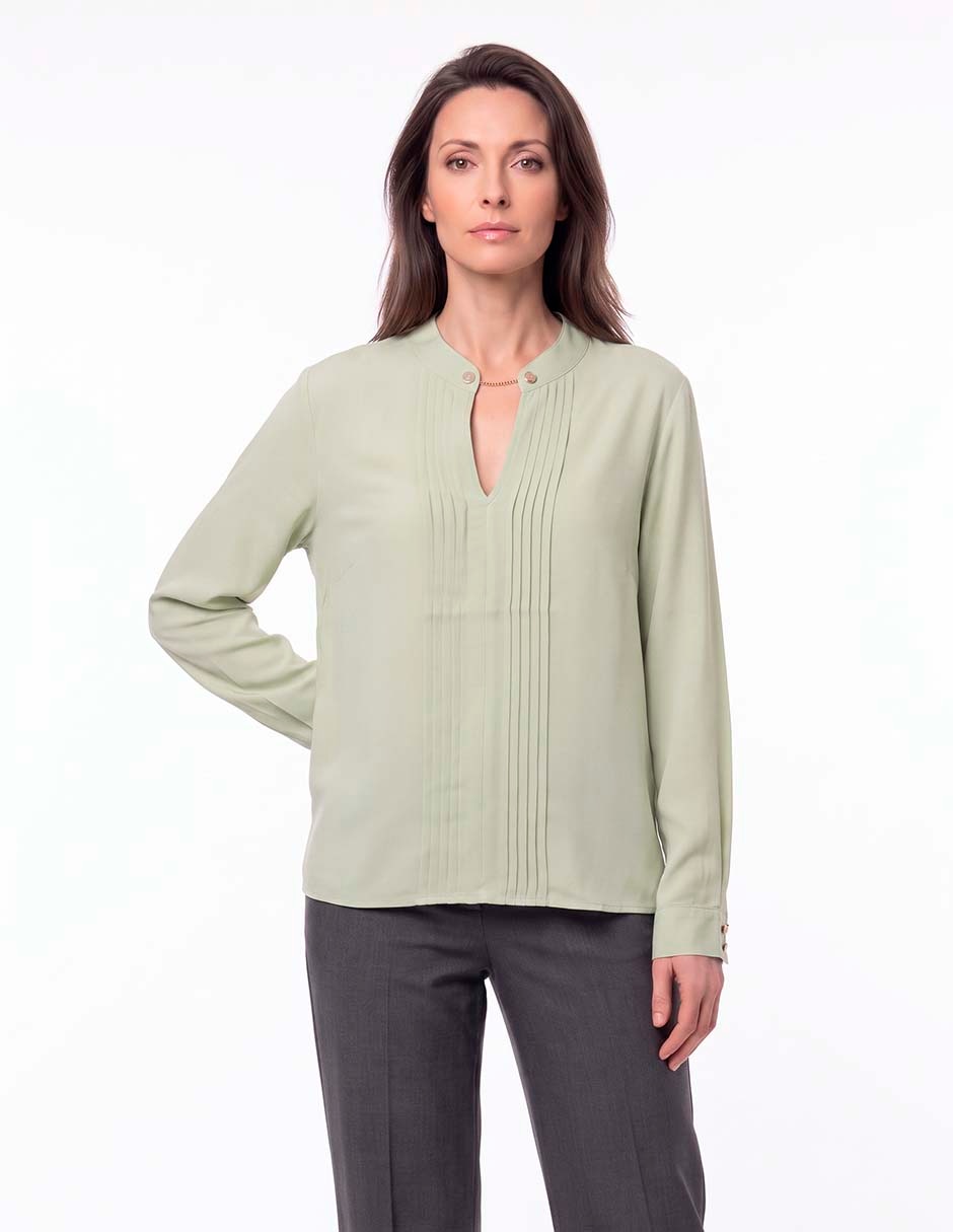 Blusa manga larga para mujer 1