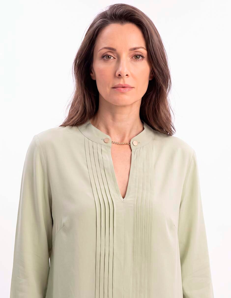 Blusa manga larga para mujer 4
