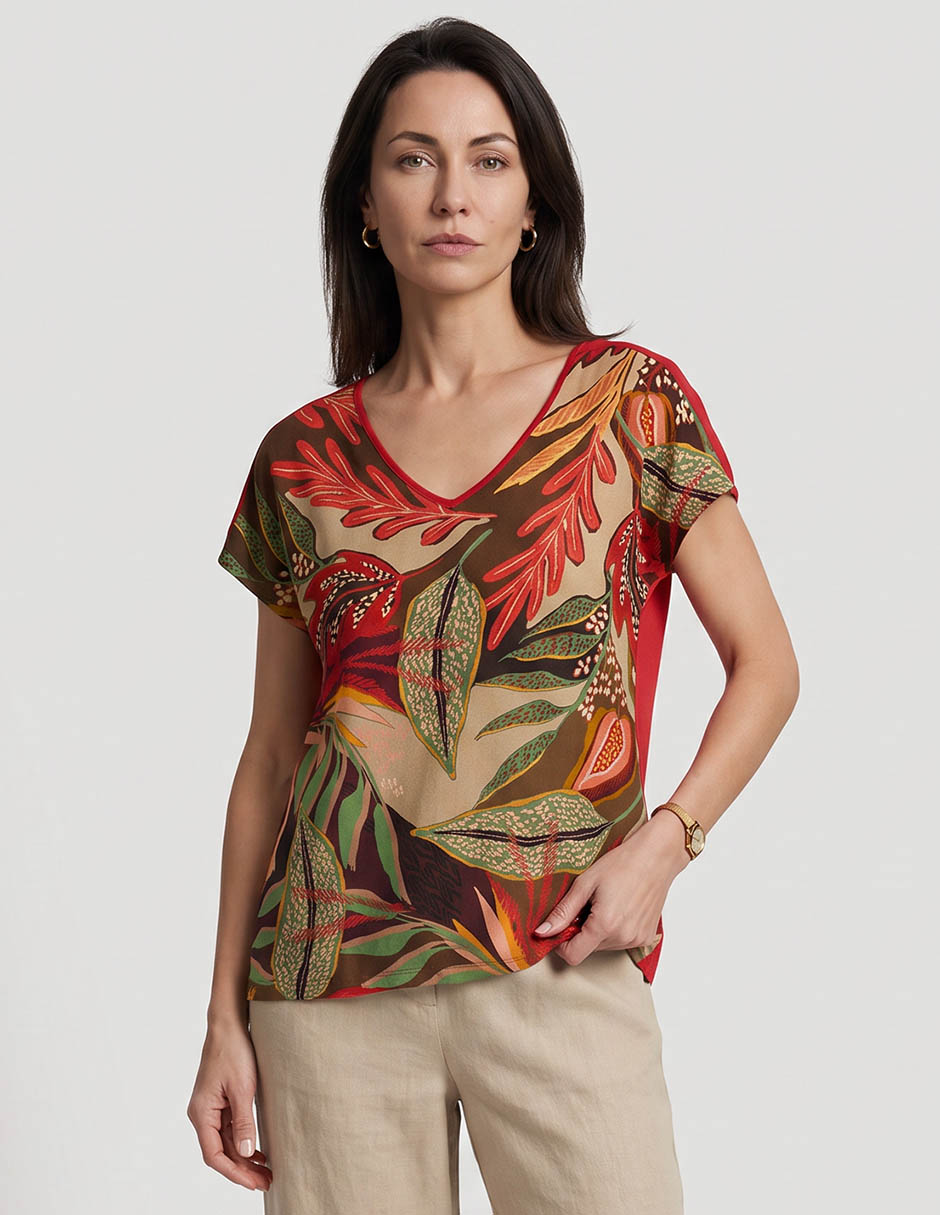 Blusa manga corta para mujer Blusa manga corta para mujer