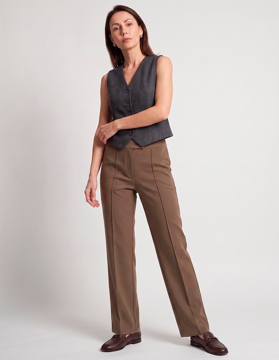 Pantalón de vestir slim para mujer 3