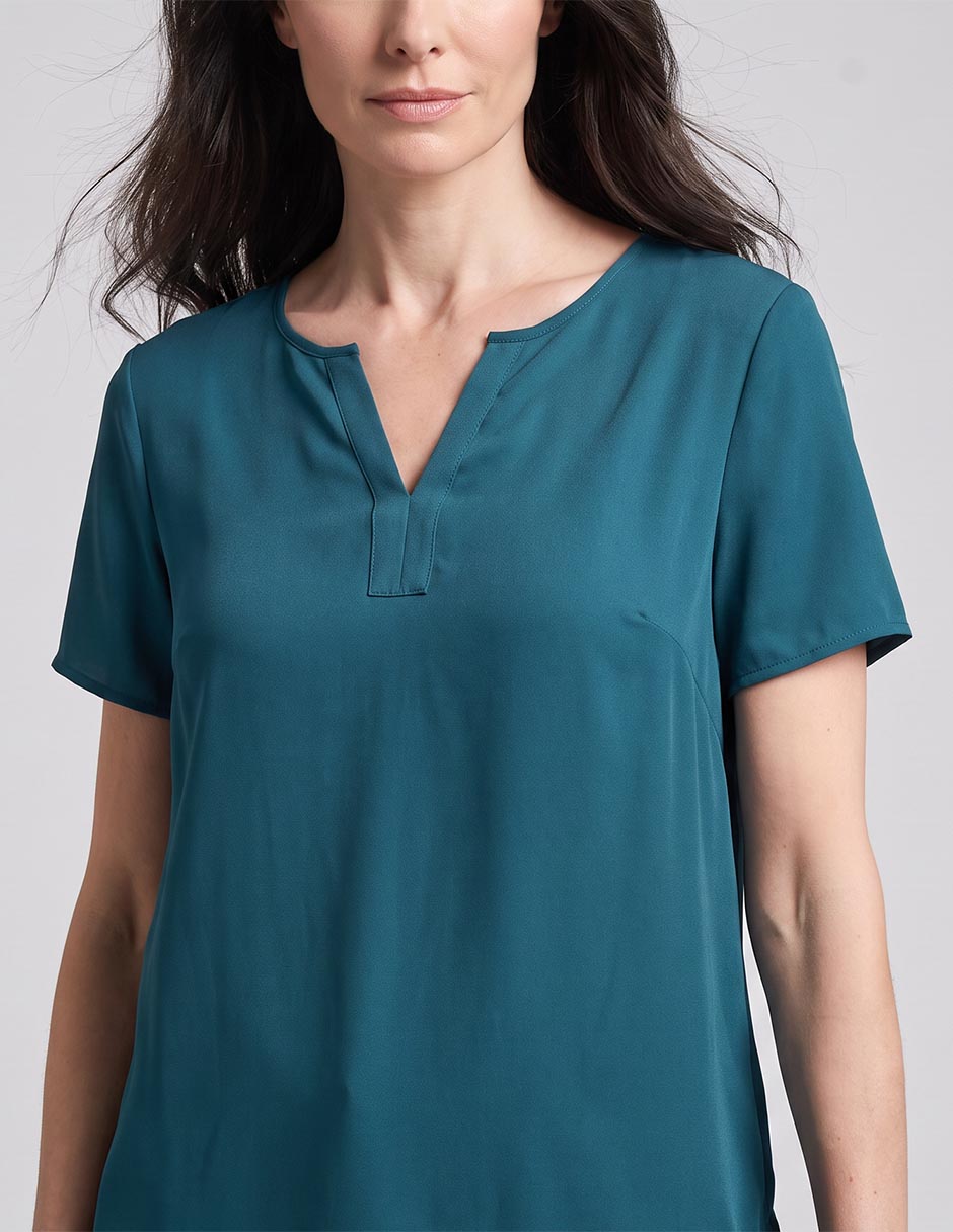 Blusa manga corta para mujer 4