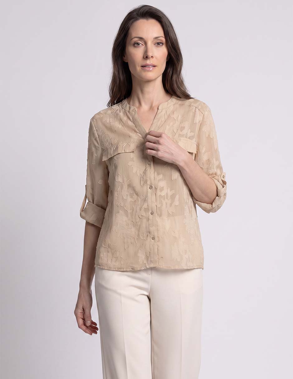 Blusa manga 3/4 para mujer Blusa manga 3/4 para mujer