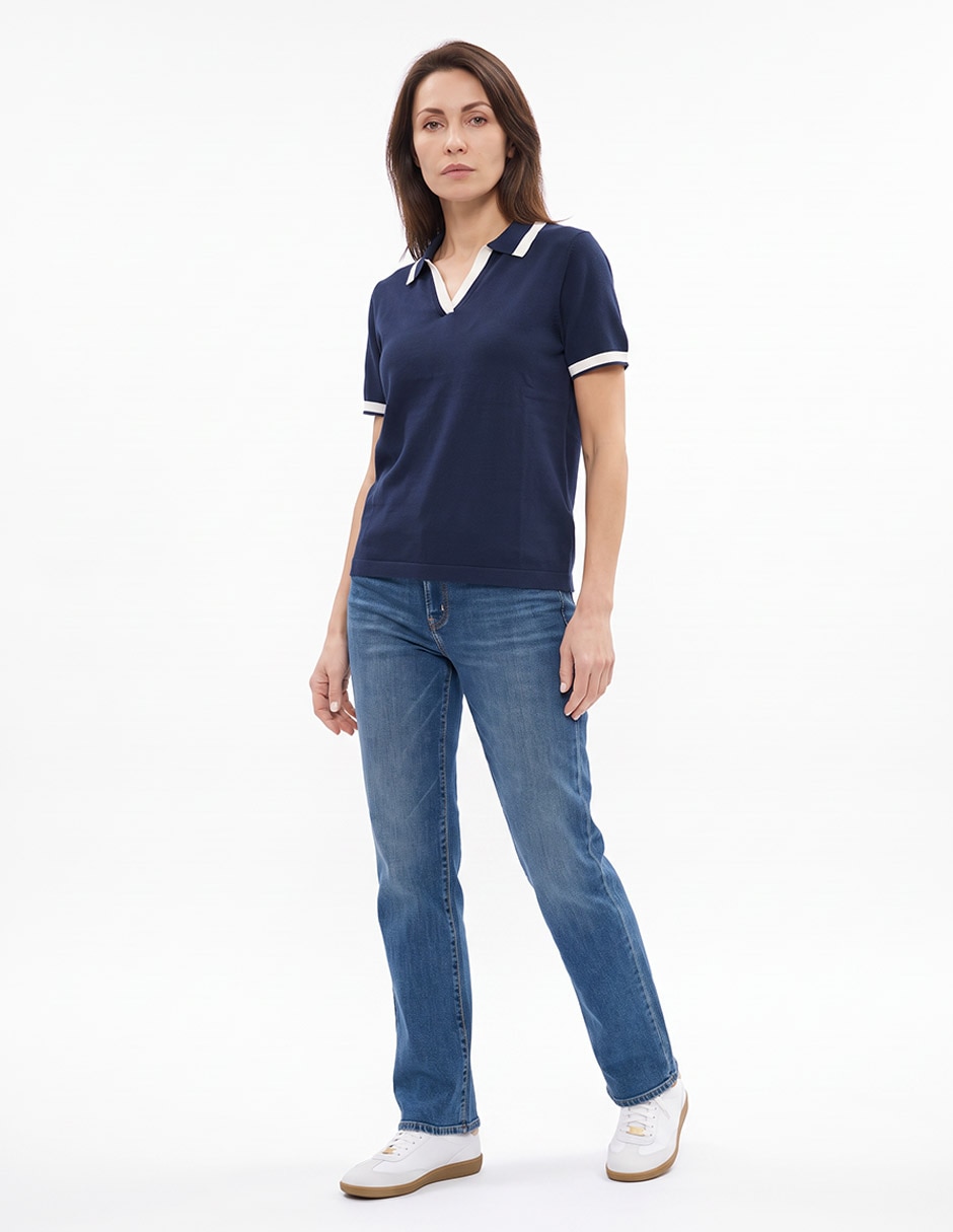 Blusa manga corta para mujer 3