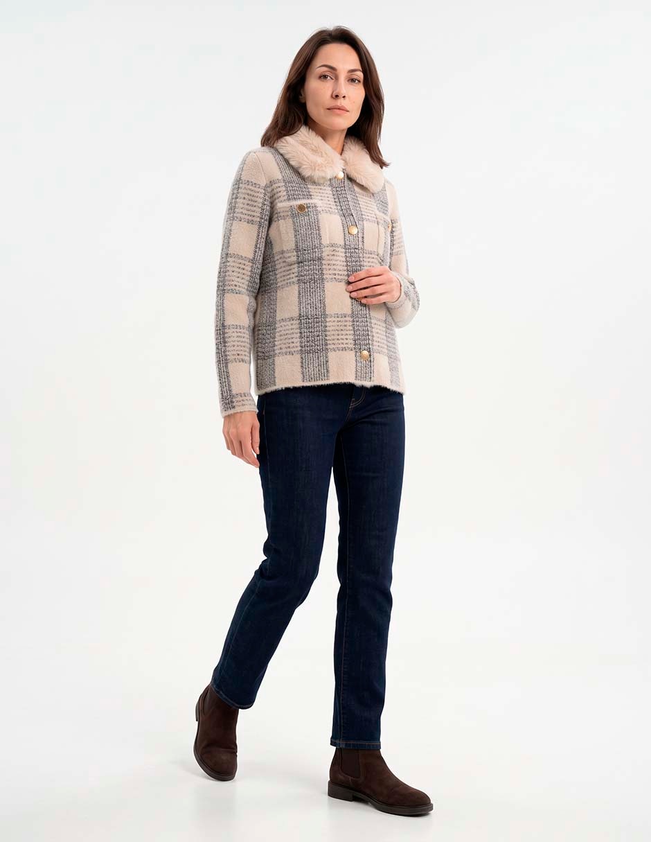 Suéter cuello redondo para mujer 3