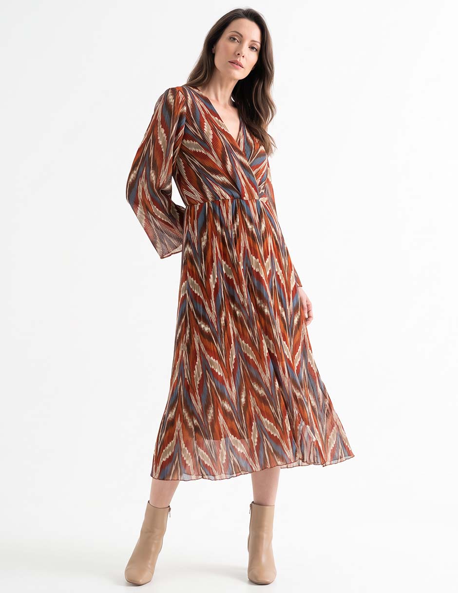 Vestido midi casual para mujer