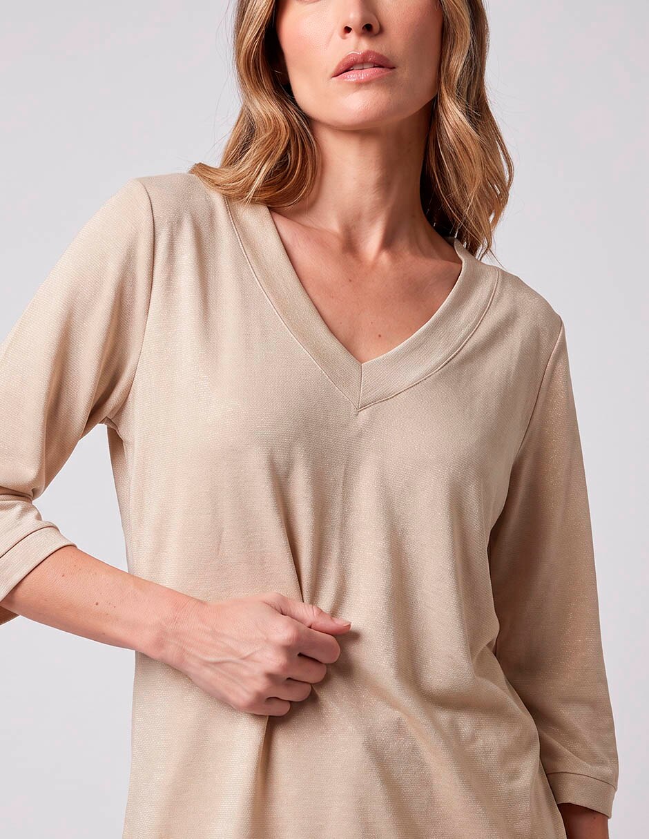 Blusa manga 3/4 para mujer 3