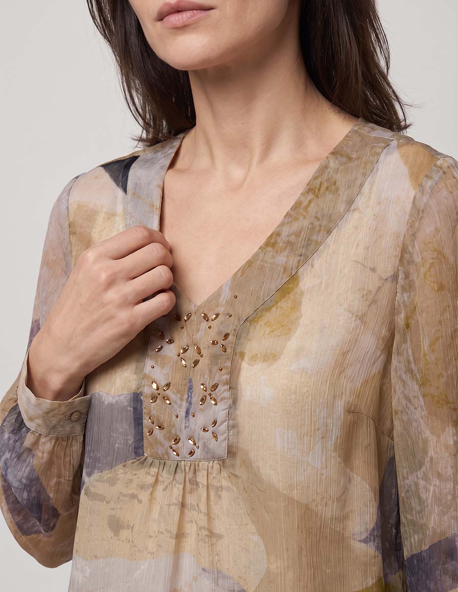 Blusa manga larga para mujer 3