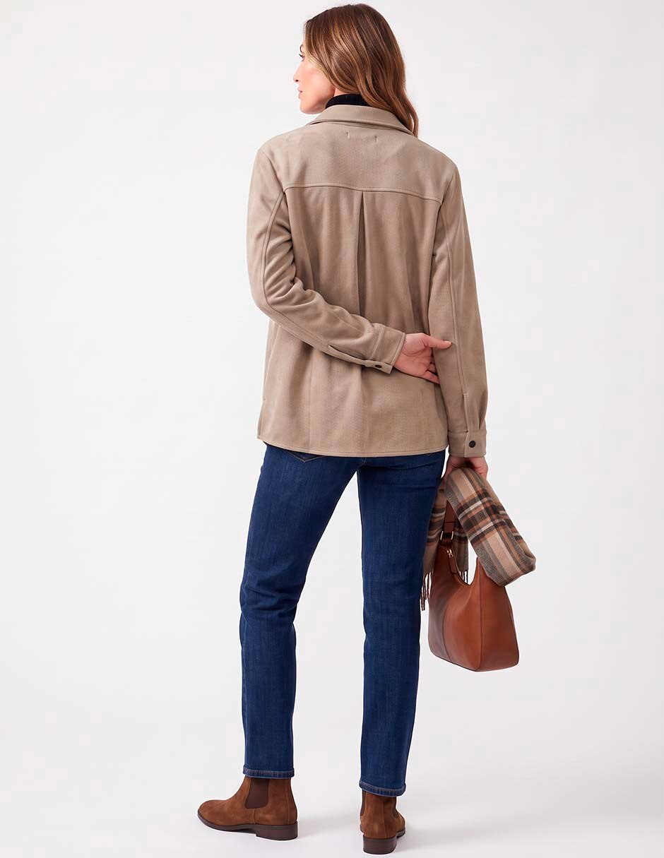 Sobrecamisa manga larga para mujer 2