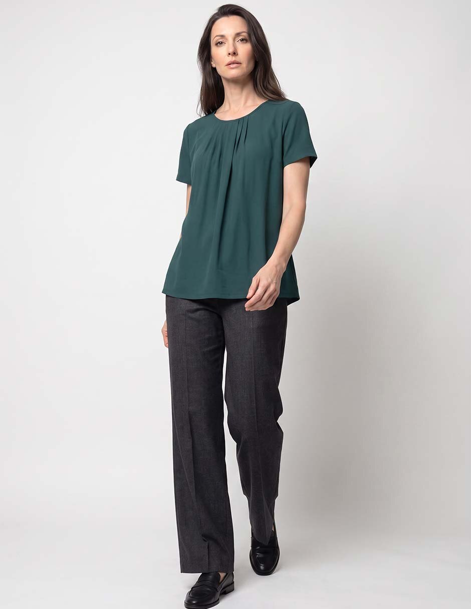 Blusa manga corta para mujer 3