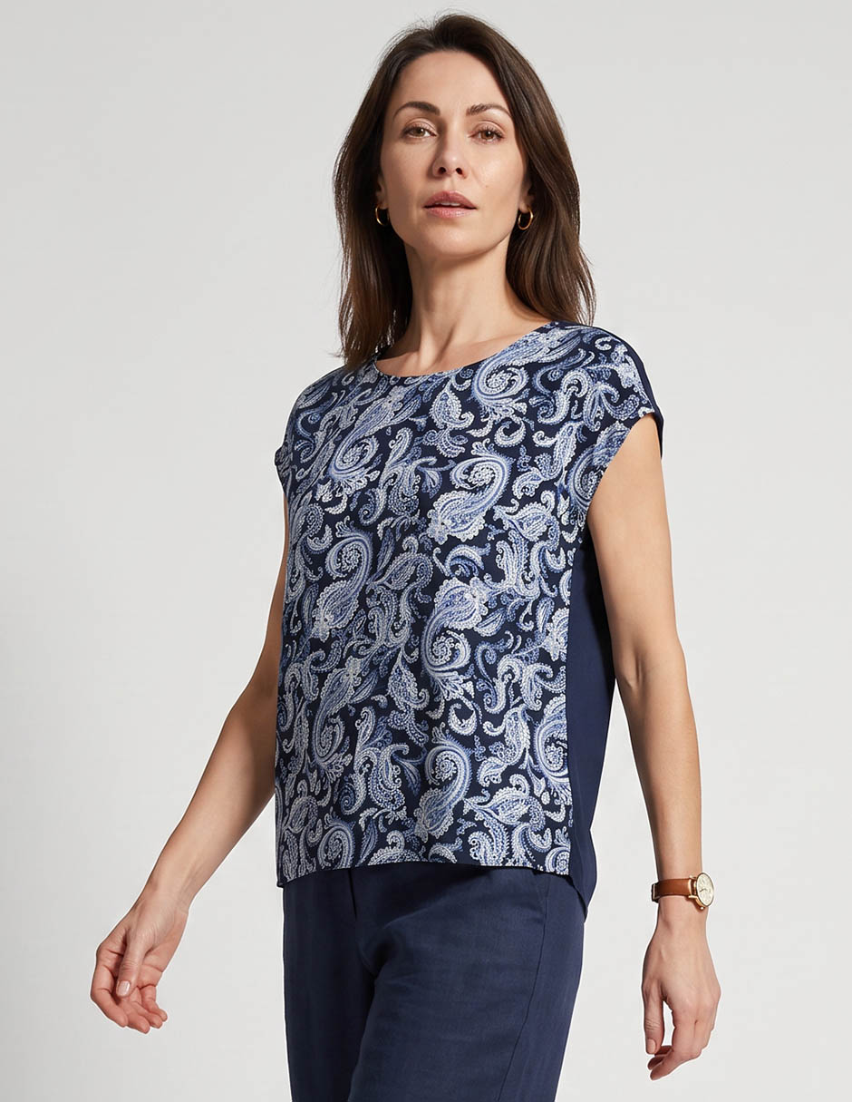 Blusa manga corta para mujer Blusa manga corta para mujer