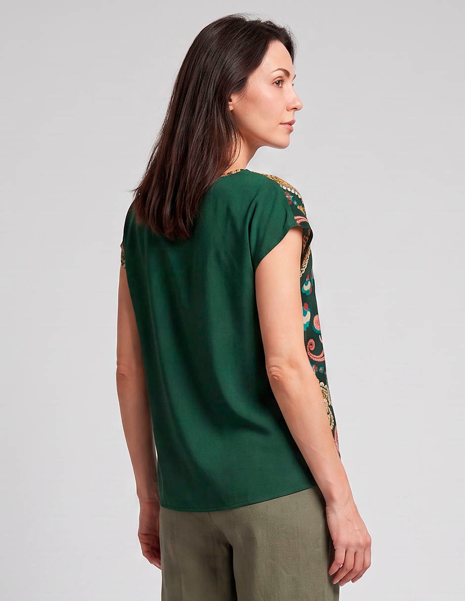 Blusa manga corta para mujer 2