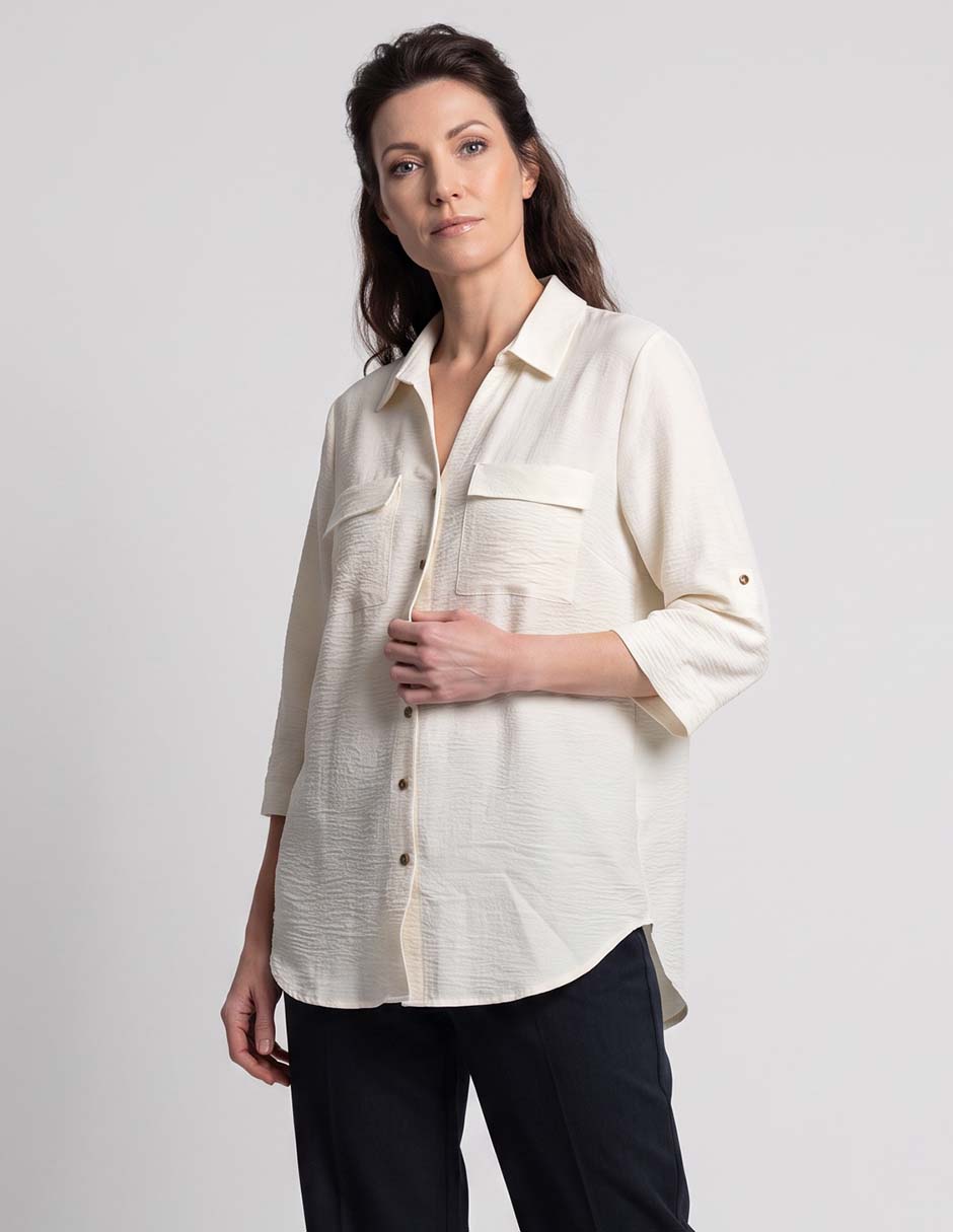 Blusa manga 3/4 para mujer 1