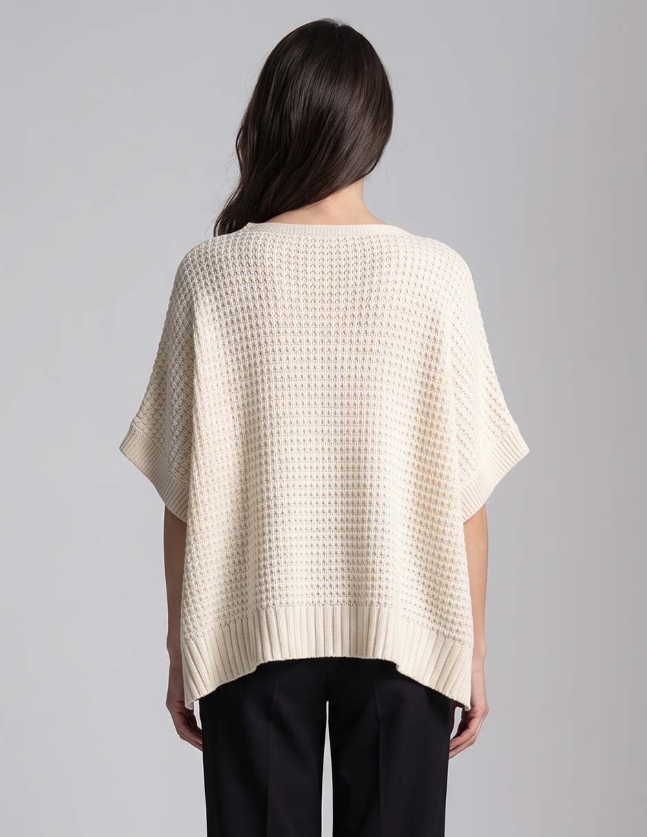 Suéter cuello redondo para mujer 2