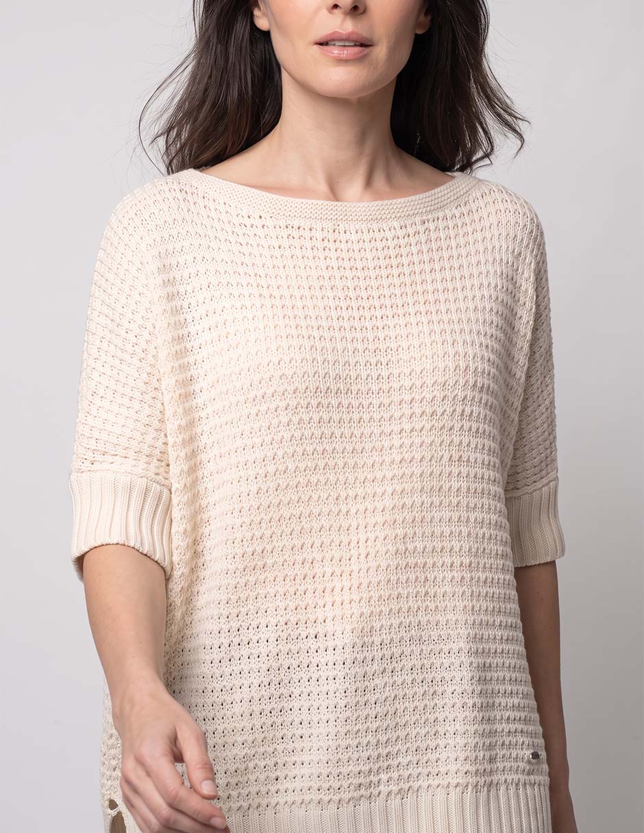 Suéter cuello redondo para mujer 3